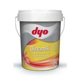 Dyo 0542 Rozet Gümüşü 15 lt Dinamik Silikonlu Silinebilir İpekmat İç Cephe Duvar Boyası