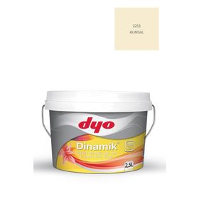 Dyo 2251 Kumsal 2,5 lt Dinamik İpek Mat Silikonlu Silinebilir İç Cephe Duvar Boyası