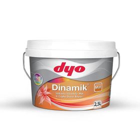 Dyo 2,5 lt Yakamoz Dinamik Mat Silikonlu Silinebilir İç Cephe Duvar Boyası