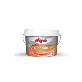 Dyo 2,5 lt Yakamoz Dinamik Mat Silikonlu Silinebilir İç Cephe Duvar Boyası