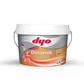Dyo 2640 2.5 lt Dinamik Mat Silikonlu Silinebilir İç Cephe Duvar Boyası