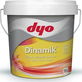 Dyo 4708 15 lt Dinamik İpekmat Silikonlu Silinebilir İç Cephe Duvar Boyası