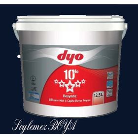 Dyo Beşyıldız 12.5 Lt Beyaz Silikonlu Mat İç Cephe Boyası