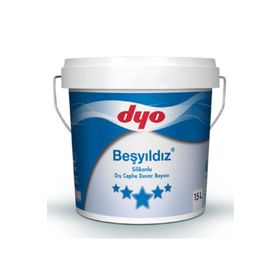 Dyo Beşyıldız 12.5 Lt Beyaz Silikonlu Mat İç Cephe Boyası