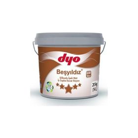 Dyo Beşyıldız 1621 Kaymak Taşı 20 kg Plastik İç Cephe Duvar Boyası