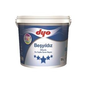 Dyo Beşyıldız 2.5 Lt Beliz Silikonlu Mat İç Cephe Boyası
