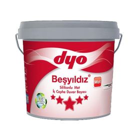 Dyo Beşyıldız 2.5 Lt Kumsal Silikonlu Mat İç Cephe Boyası