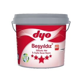 Dyo Beşyıldız 2.5 Lt Kumsal Silikonlu Mat İç Cephe Boyası