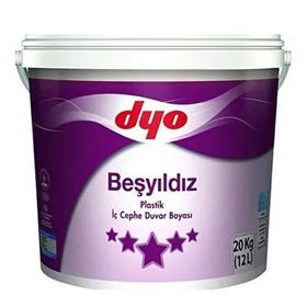 Dyo Beşyıldız 20 Kg Buz Beyazı Plastik İç Cephe Boyası