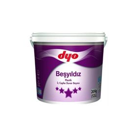 Dyo Beşyıldız 20 kg Kemik Beyazı Plastik İç Cephe Boyası