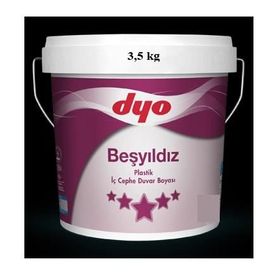 Dyo Beşyıldız 3.5 kg Beyaz Plastik İç Cephe Boyası