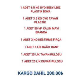 Dyo Beşyıldız 3.5 kg Beyaz Plastik İç Cephe Boyası