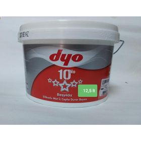Dyo Beşyıldız Beyaz 20 kg Silikonlu Mat İç Cephe Duvar Boyası