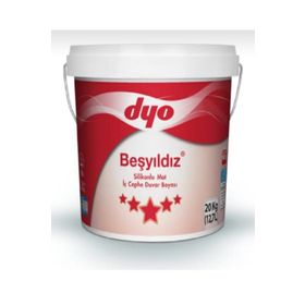 Dyo Beşyıldız Demirdağı 3.5 kg Silikonlu Mat İç Cephe Duvar Boyası