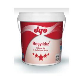 Dyo Beşyıldız Demirdağı 3.5 kg Silikonlu Mat İç Cephe Duvar Boyası