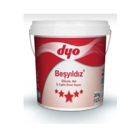 Dyo Beşyıldız Demirdağı 3.5 kg Silikonlu Mat İç Cephe Duvar Boyası