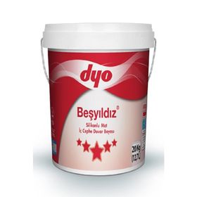 Dyo Beşyıldız Deniz Yıldızı 20 kg Silikonlu Mat İç Cephe Duvar Boyası