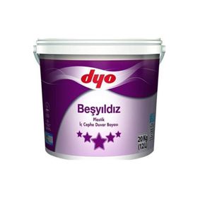 Dyo Beşyıldız Gölgem 20 kg Silikonlu Mat İç Cephe Duvar Boyası