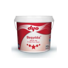 Dyo Beşyıldız Ihlamur 10 kg Silikonlu Mat İç Cephe Duvar Boyası
