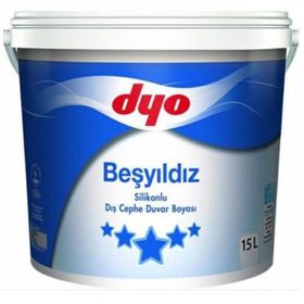 Dyo Beşyıldız İztuzu 15 lt Silikonlu Dış Cephe Boyası