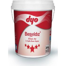 Dyo Beşyıldız Köpük 20 kg Silikonlu Mat İç Cephe Duvar Boyası