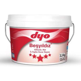Dyo Beşyıldız Köpük 3.5 kg Silikonlu Mat İç Cephe Duvar Boyası