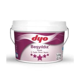 Dyo Beşyıldız Köpük 3.5 kg Silikonlu Mat İç Cephe Duvar Boyası
