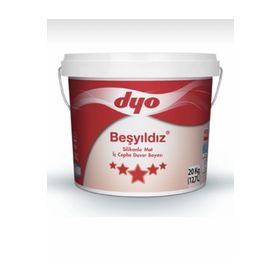 Dyo Beşyıldız Kumsal 20 kg Silikonlu Mat İç Cephe Duvar Boyası