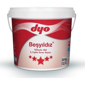 Dyo Beşyıldız Mine 20 kg Silikonlu Mat İç Cephe Boyası