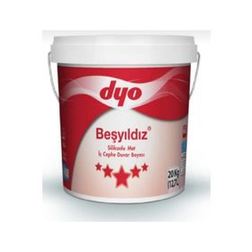 Dyo Beşyıldız Mine 3.5 kg Silikonlu Mat İç Cephe Duvar Boyası