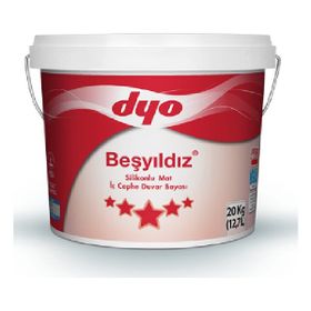 Dyo Beşyıldız Romantik 20 kg Silikonlu Mat İç Cephe Duvar Boyası