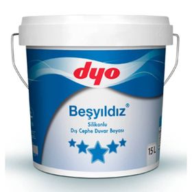 Dyo Beşyıldız Salda 15 lt Silikonlu Dış Cephe Boyası
