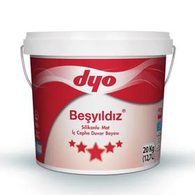 Dyo Beşyıldız Salda Kumu 20 kg Silikonlu Mat Iç Cephe Duvar Boyası