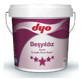 Dyo Beşyıldız Yeni Fildişi 3.5 kg Silikonlu Mat İç Cephe Duvar Boyası