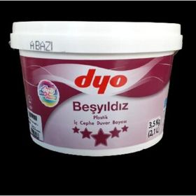 Dyo Beşyıldız Yeni Fildişi 3.5 kg Silikonlu Mat İç Cephe Duvar Boyası