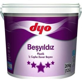 Dyo Beşyıldız Yeni Gül Kurusu 3.5 kg Silikonlu Mat İç Cephe Duvar Boyası
