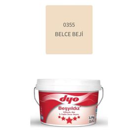 Dyo Beşyıldız Yeni Gül Kurusu 3.5 kg Silikonlu Mat İç Cephe Duvar Boyası
