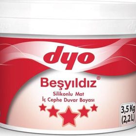 Dyo Beşyıldız Yeni Kesekağıdı 3.5 kg Silikonlu Mat İç Cephe Duvar Boyası