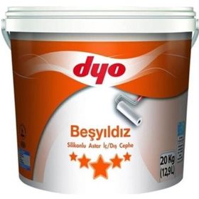 Dyo Beyaz 20 kg Beşyıldız Silikonlu İç Dış Astar
