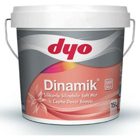 Dyo Dinamik 0001 Beyaz 2.5 lt Silikonlu Soft Mat İç Cephe Duvar Boyası
