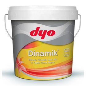 Dyo Dinamik 0202 Ilık Maya 2.5 lt Silikonlu İpek Mat İç Cephe Duvar Boyası