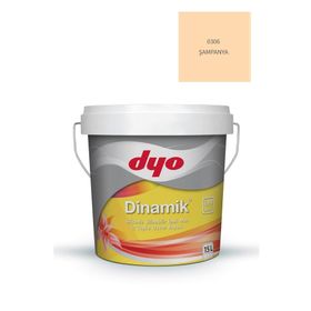 Dyo Dinamik 0306 Şampanya Silikonlu Silinebilir İpek Mat İç Cephe Duvar Boyası