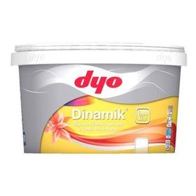 Dyo Dinamik 0542 Rozet Gümüşü 2.5 lt Silikonlu İpek Mat İç Cephe Duvar Boyası