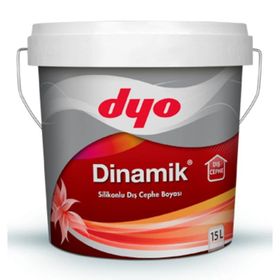 Dyo Dinamik 15 lt Hareli Silikonlu Dış Cephe Boyası