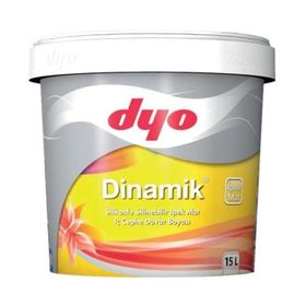 Dyo Dinamik 1621 Kaymak Taşı 15 lt Silikonlu İpek Mat İç Cephe Duvar Boyası