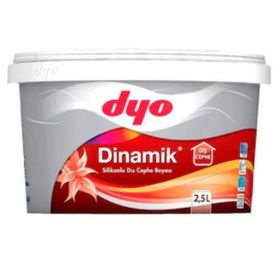 Dyo Dinamik 2.5 lt Koyu Krem Silikonlu Dış Cephe Boyası