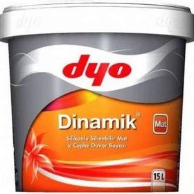 Dyo Dinamik 2251 Kumsal 2,5 lt Mat Silikonlu Silinebilir Mat İç Cephe Duvar Boyası