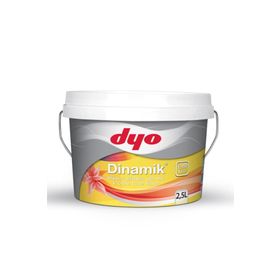 Dyo Dinamik 3225 Tomurcuk 2.5 lt Silikonlu Silinebilir İpek Mat İç Cephe Duvar Boyası