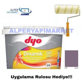 Dyo Dinamik 5160 Hercai 2.5 lt Silikonlu Silinebilir İpek Mat İç Cephe Duvar Boyası