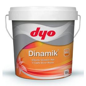 Dyo Dinamik 5160 Hercai 2.5 lt Silikonlu Silinebilir İpek Mat İç Cephe Duvar Boyası